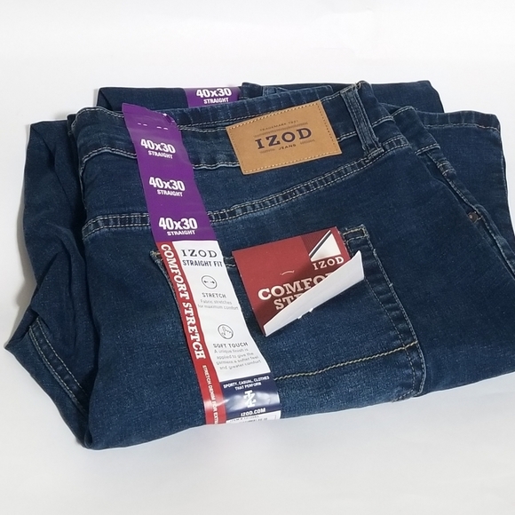 Izod men's boot cut jeans - Picture 4 of 8